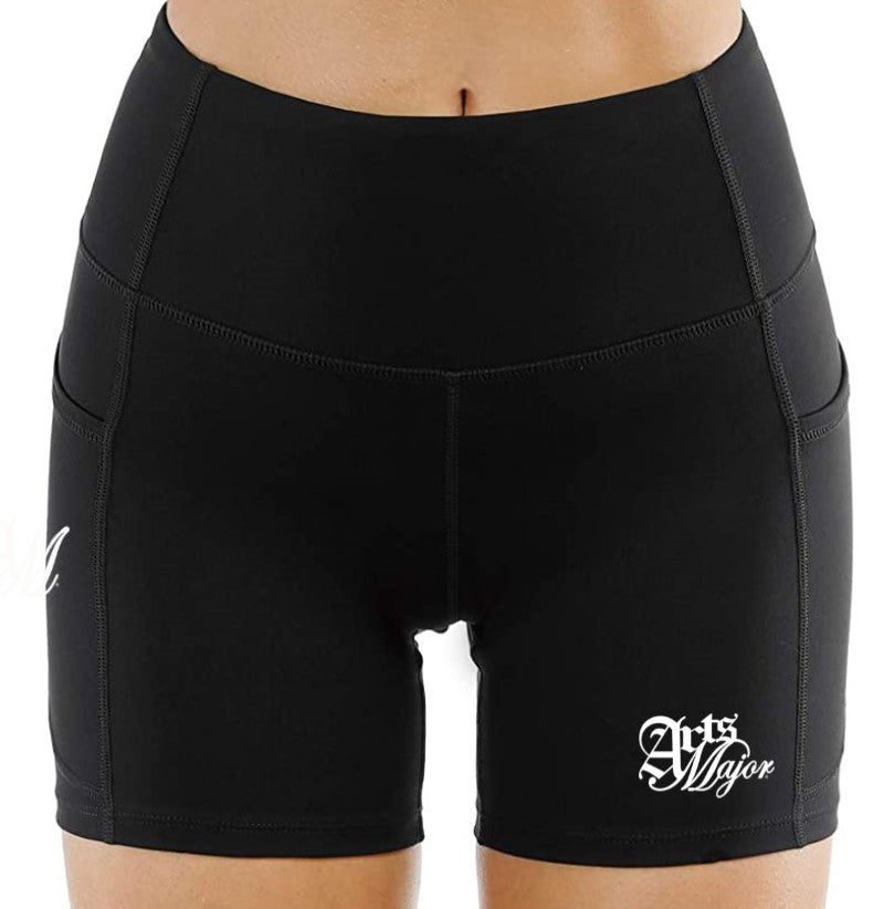 AM | High-Waist 5" Yoga Shorts w/ Pockets